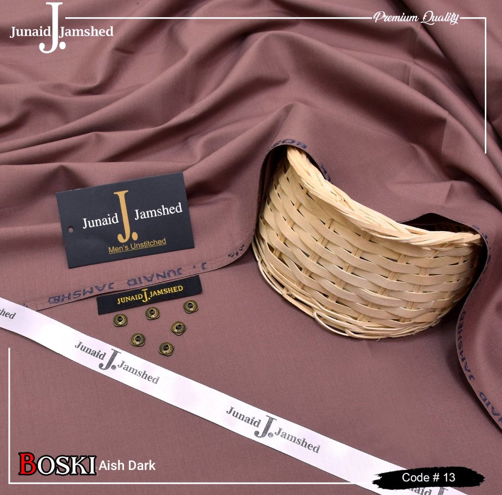 J. Junaid Jamshed Boski Wash n Wear | Aish Dark